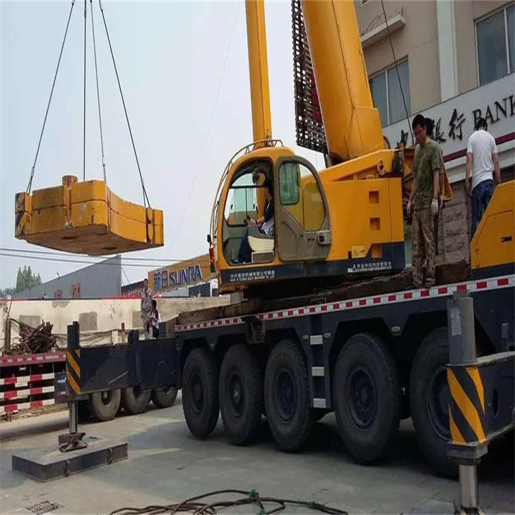 威县县当地吊车出租|机器吊装|75吨|工厂搬迁服务